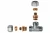 Тройник FAR 1/2 НР, с 2 концовками для м/п труб 16х2 FC 5511 12 58190