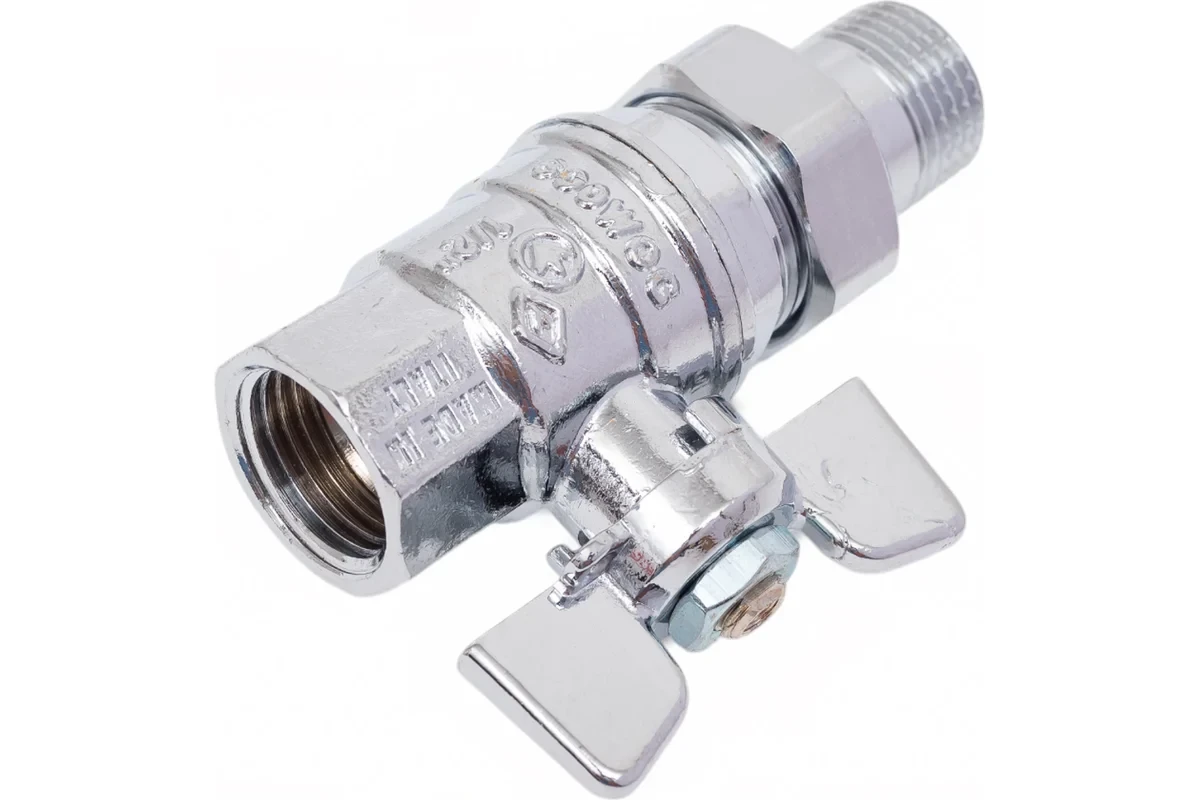 Шаровой кран Bugatti 322C G1/2" DN15 PN64 хром. 032204C