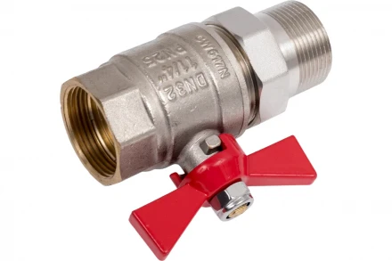 Шаровой кран с полусгоном Valtec BASE 1-1/4 вн.-нар. VT.227.N.07