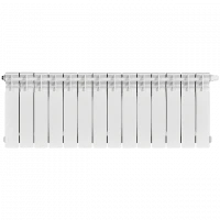 Биметаллический радиатор STOUT Titan 350 14 секции нижнее правое подключение SRB-3320-035014