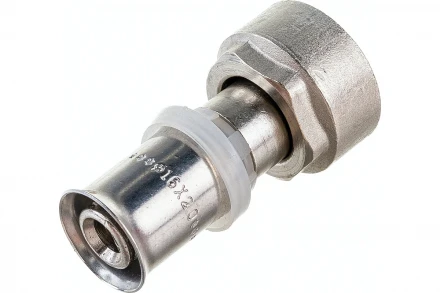 Соеденитель обжимной Valtec для PEX трубы 16x2,0 (3/4") для коллектор. групы VTc.712.NE.1605