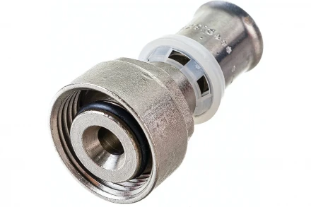 Соеденитель обжимной Valtec для PEX трубы 16x2,0 (3/4") для коллектор. групы VTc.712.NE.1605