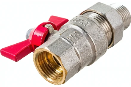 Шаровой кран с полусгоном Valtec BASE 1/2" вн.-нар. VT.227.N.04