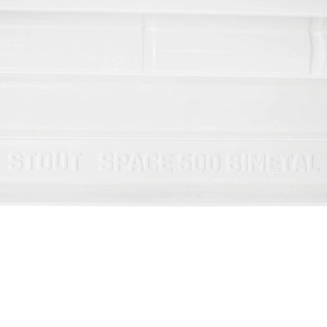 Биметаллический радиатор STOUT Space 500 12 секции боковое подключение SRB-0310-050012