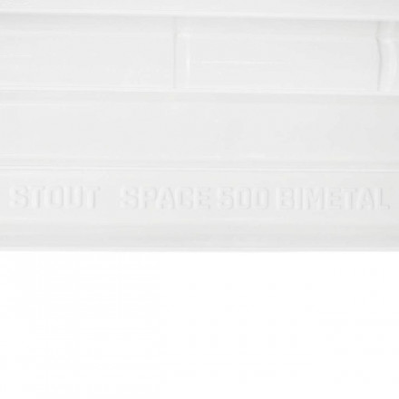 Биметаллический радиатор STOUT Space 500 12 секции боковое подключение SRB-0310-050012