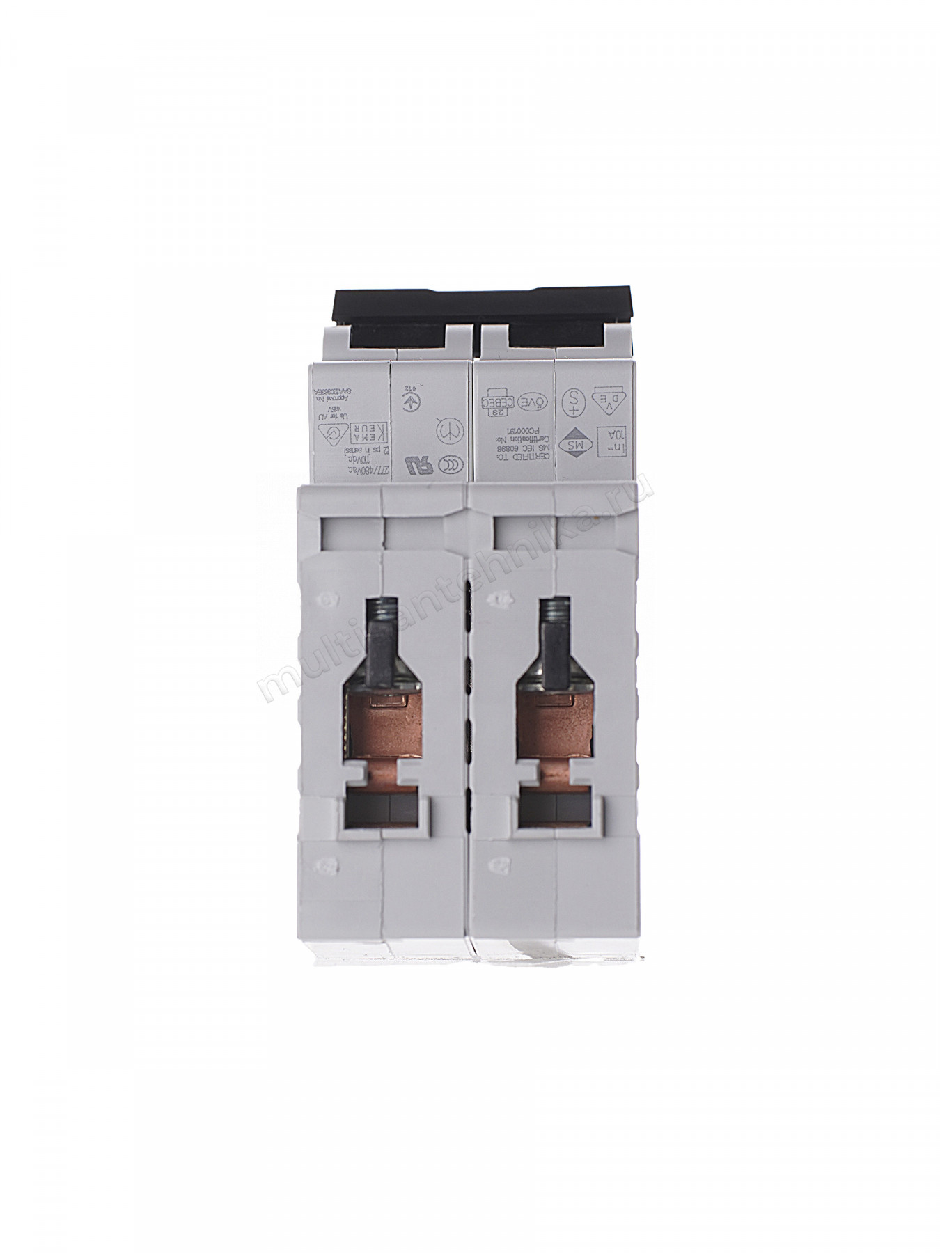 Автоматический выключатель ABB 2-полюсный S202 C10 2CDS252001R0104