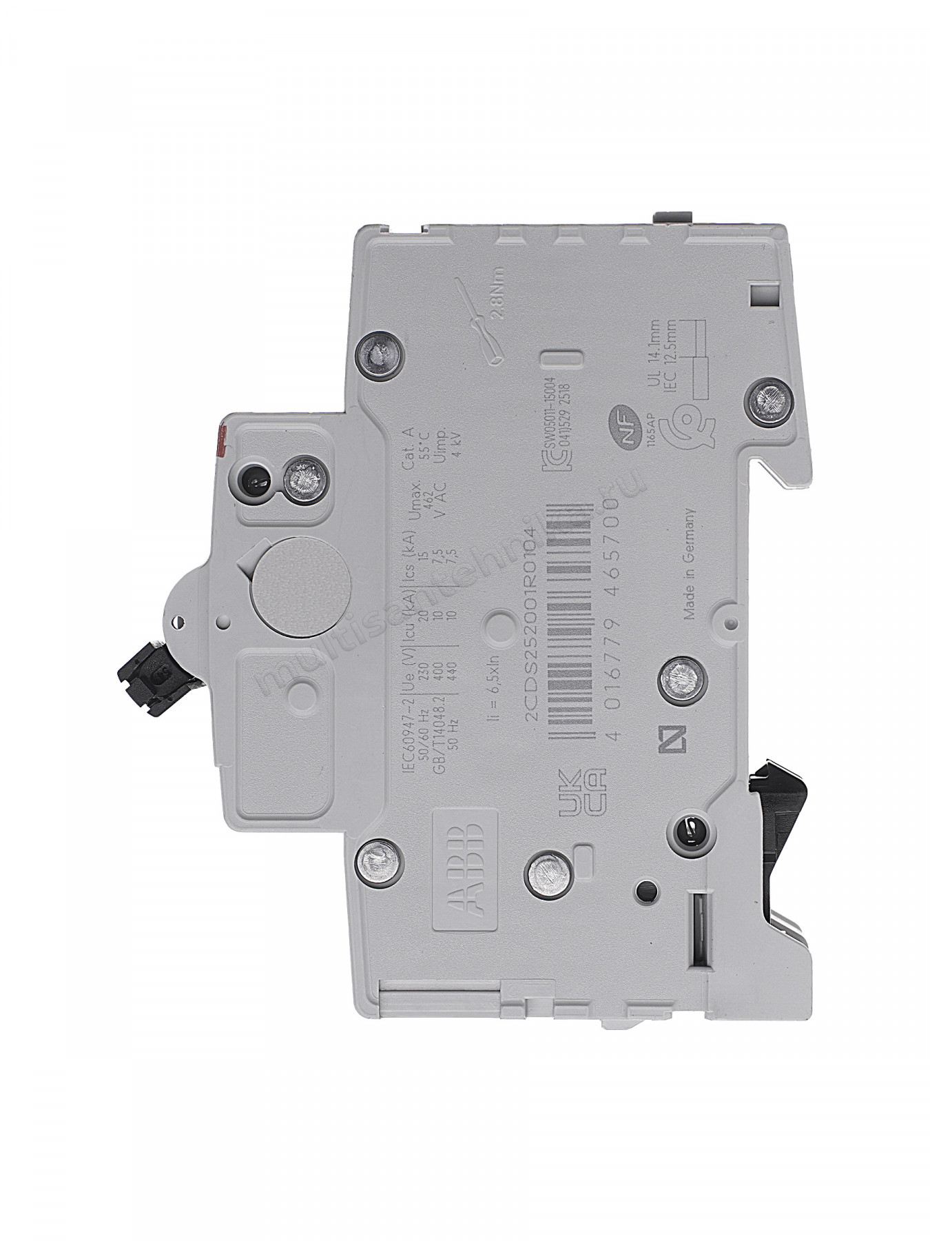 Автоматический выключатель ABB 2-полюсный S202 C10 2CDS252001R0104