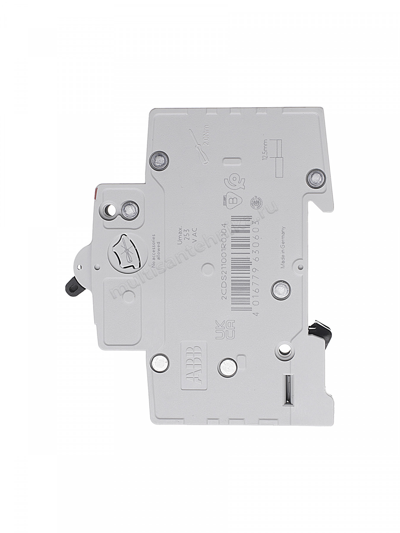 Автоматический выключатель ABB 1-полюсный SH201 C10 2CDS211001R0104