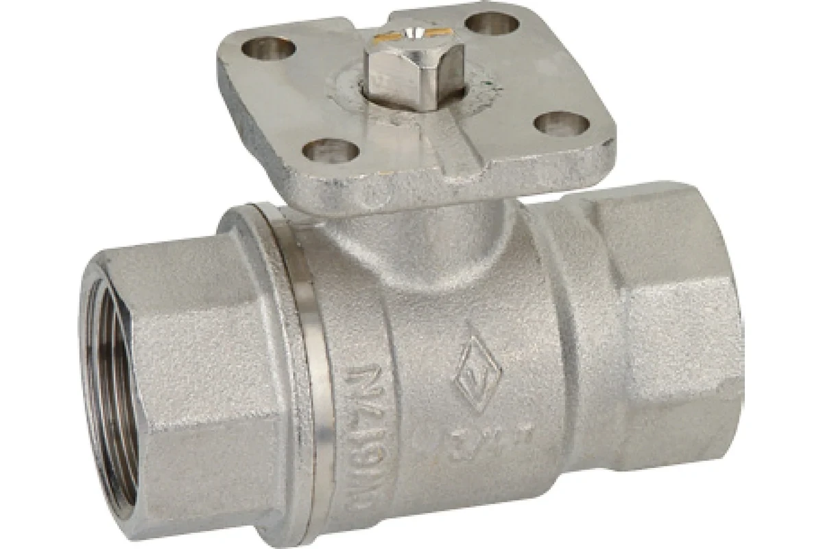 Шаровой кран Bugatti с фланцем под привод по ISO5211 220AT Rp1"1/4 DN32 PN25 02000047