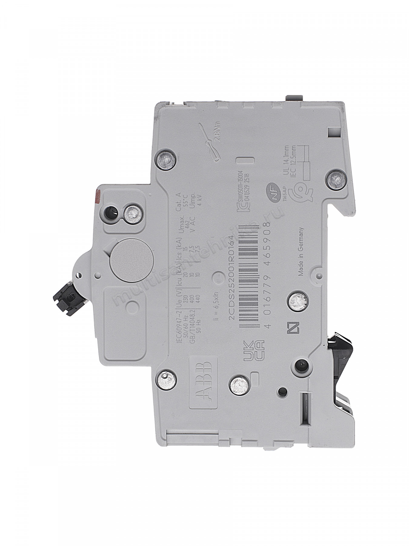 Автоматический выключатель ABB 2-полюсный S202 C16 2CDS252001R0164