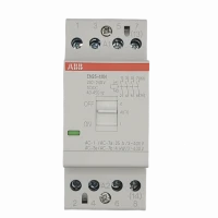 Контактор ABB EN25-40N-06 модульный с ручным управлением (25А АС-1, 4НО), катушка 230В AC/DC 1SAE232111R0640