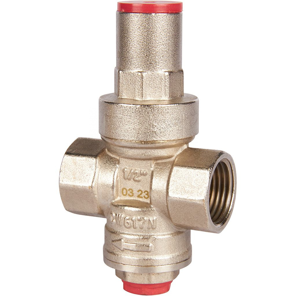 Редуктор давления Rommer ВН-ВН 1/2" PN16 с выходом под манометр RVS-0010-000015