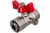 Шаровой кран для подключения манометра 1/2 вн Valtec VT.807.N.0404