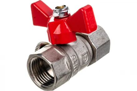 Шаровой кран для подключения манометра 1/2 вн Valtec VT.807.N.0404