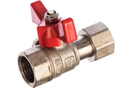 Шаровой кран для подключения манометра 1/2 вн Valtec VT.807.N.0404