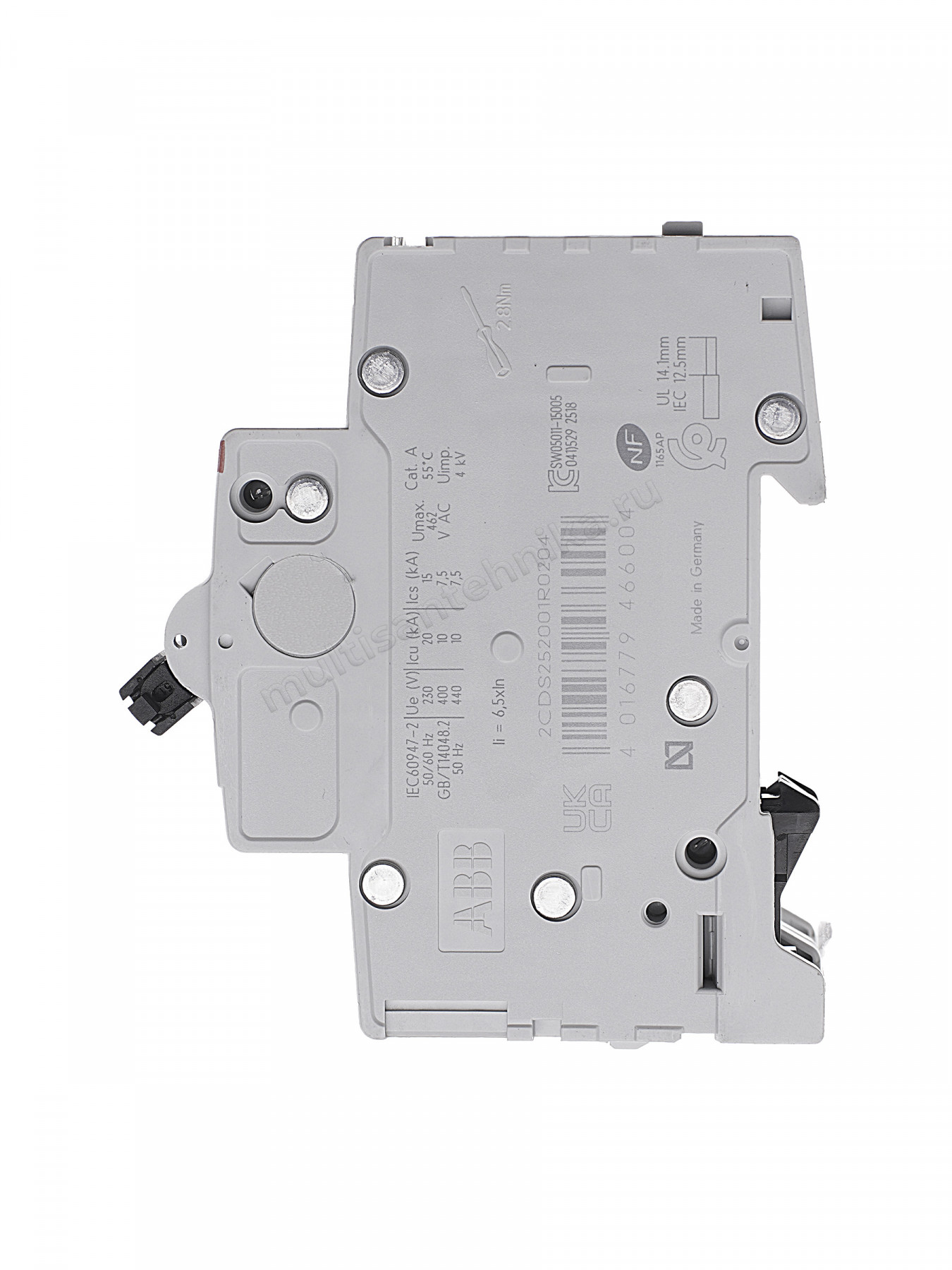 Автоматический выключатель ABB 2-полюсный S202 C20 2CDS252001R0204