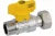 Kран шаровой для газа Bugatti Rp1/2"x G3/4" арт.571 05710003