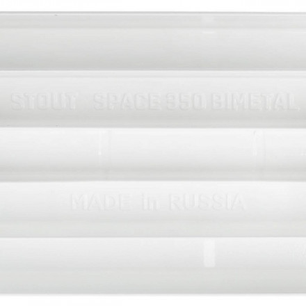 Биметаллический радиатор STOUT Space 350 4 секции боковое подключение SRB-0310-035004