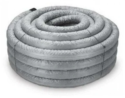 Труба дренажная ПНД d 110 с перфорацией в фильтре (50м)