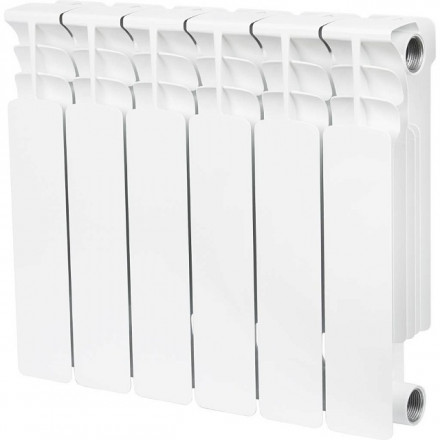 Биметаллический радиатор STOUT Space 350 6 секции боковое подключение SRB-0310-035006