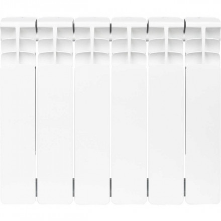 Биметаллический радиатор STOUT Space 350 6 секции боковое подключение SRB-0310-035006