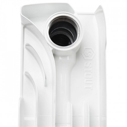 Биметаллический радиатор STOUT Space 350 6 секции боковое подключение SRB-0310-035006