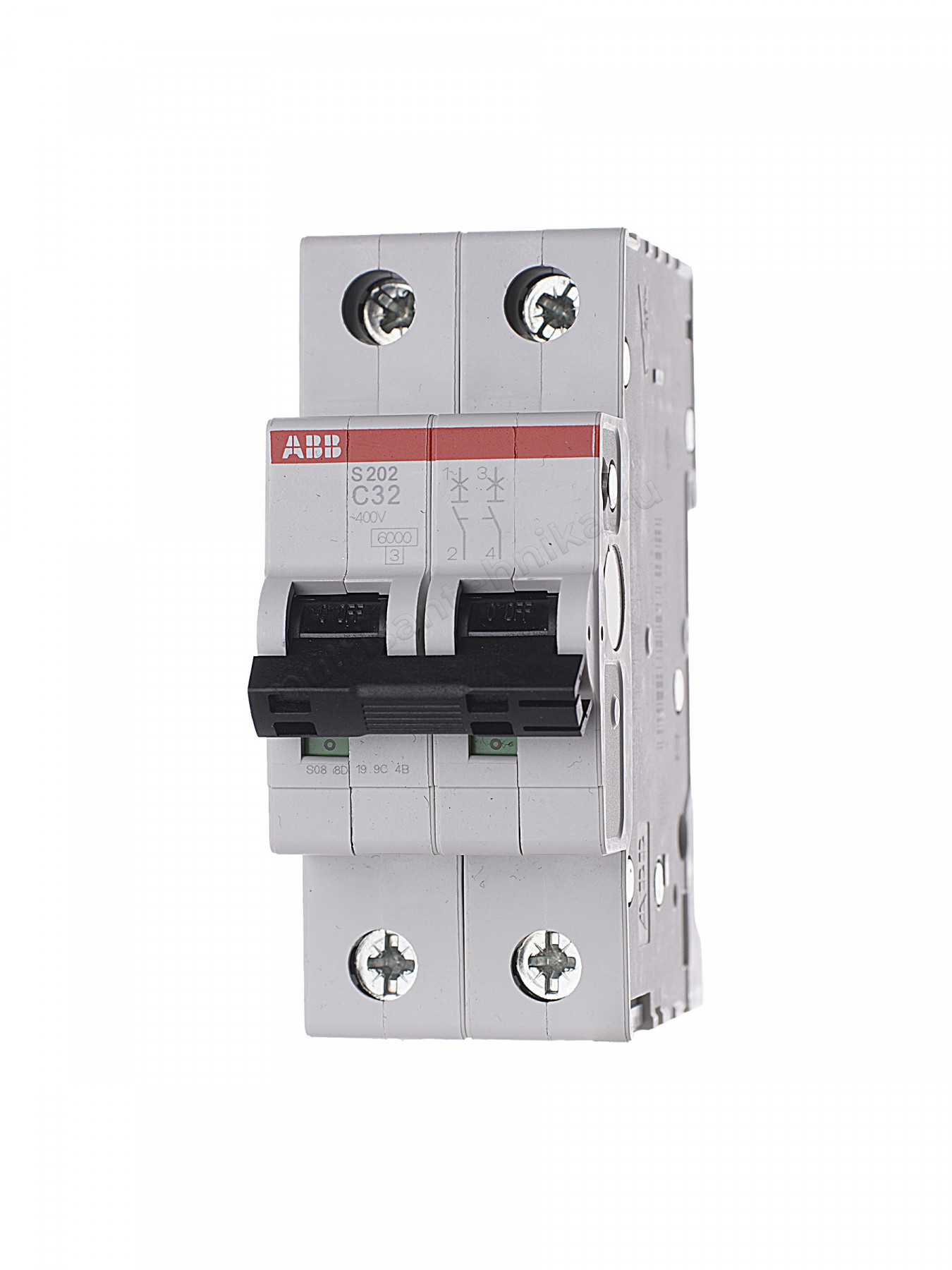 Автоматический выключатель ABB 2-полюсный S202 C32 2CDS252001R0324