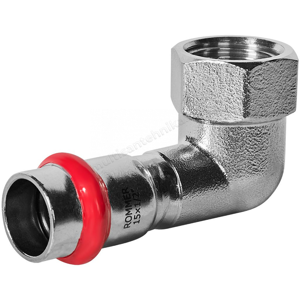Угольник Rommer переходник ВПр-Вр 15x1/2 RSS-1009-001512