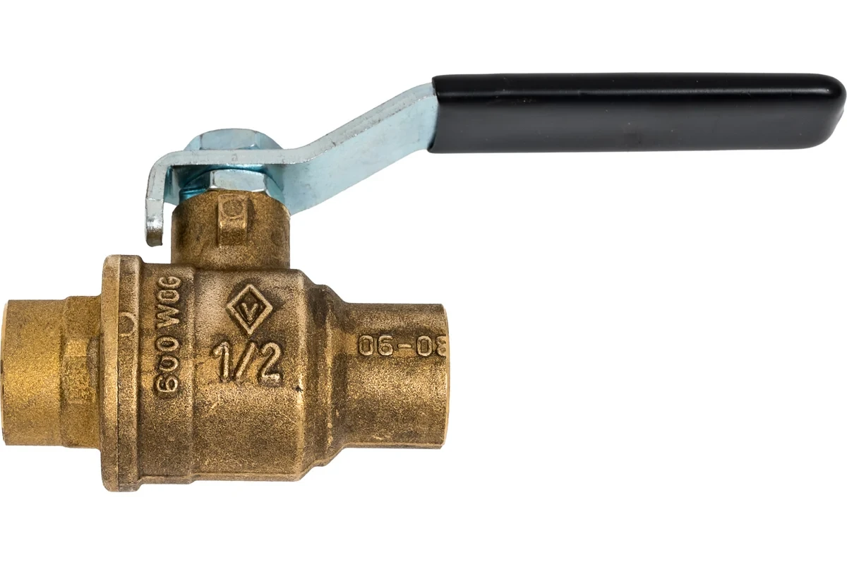 Kран шаровой Bugatti под пайку, ф15 DN15 PN64 216 02160022
