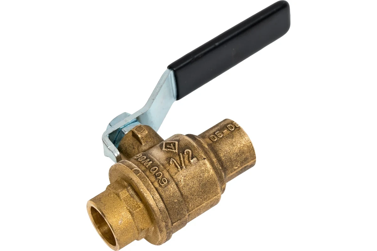 Kран шаровой Bugatti под пайку, ф15 DN15 PN64 216 02160022