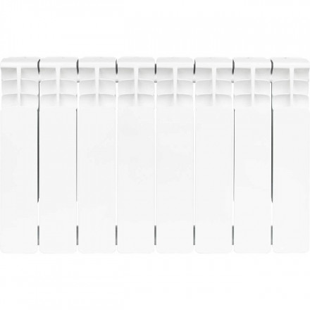 Биметаллический радиатор STOUT Space 350 8 секции боковое подключение SRB-0310-035008