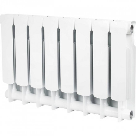 Биметаллический радиатор STOUT Space 350 8 секции боковое подключение SRB-0310-035008