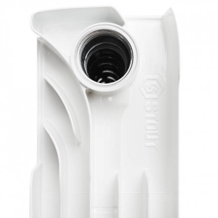 Биметаллический радиатор STOUT Space 350 8 секции боковое подключение SRB-0310-035008