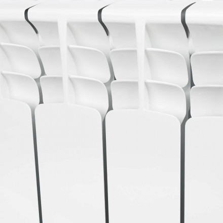 Биметаллический радиатор STOUT Space 350 8 секции боковое подключение SRB-0310-035008