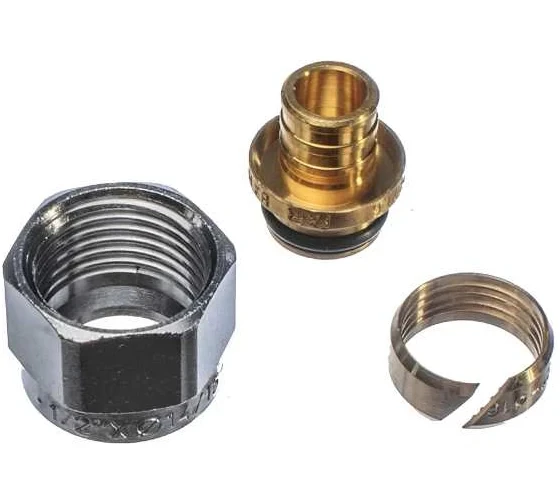 Концовка FAR для труб PEX 16х2.2, с накидной гайкой 1/2" FC 6075 58845