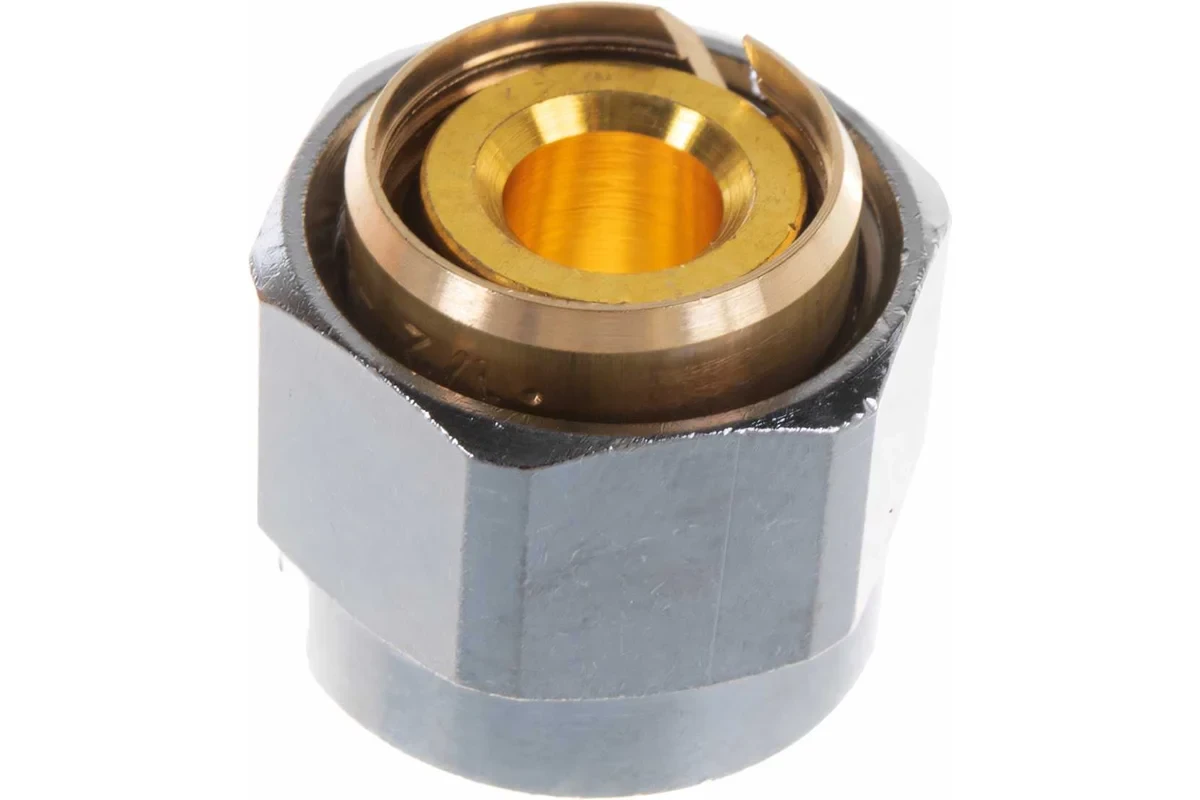 Концовка FAR для труб PEX 16х2.2, с накидной гайкой 1/2" FC 6075 58845