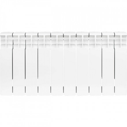 Биметаллический радиатор STOUT Space 350 10 секции боковое подключение SRB-0310-035010