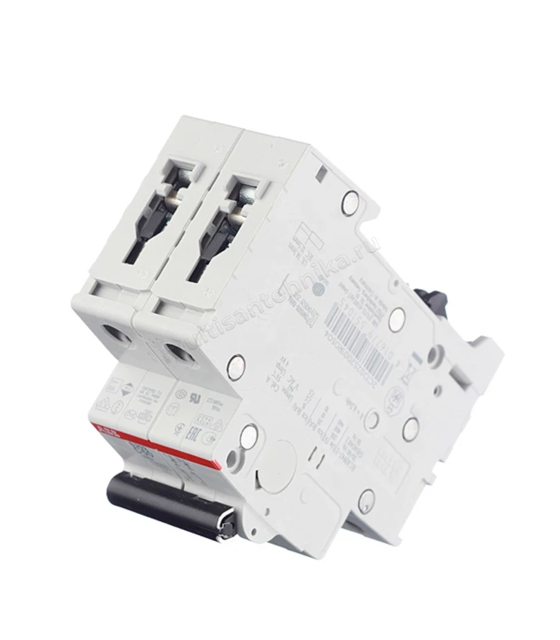 Автоматический выключатель ABB 2-полюсный S202 C50 2CDS252001R0504