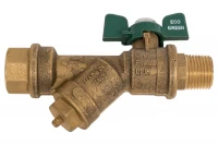 Кран шаровой для воды Bugatti с фильтром Eco Valve Rp1/2" x R1/2" DN15 PN20 743G 0743G04