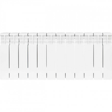 Биметаллический радиатор STOUT Space 350 12 секции боковое подключение SRB-0310-035012