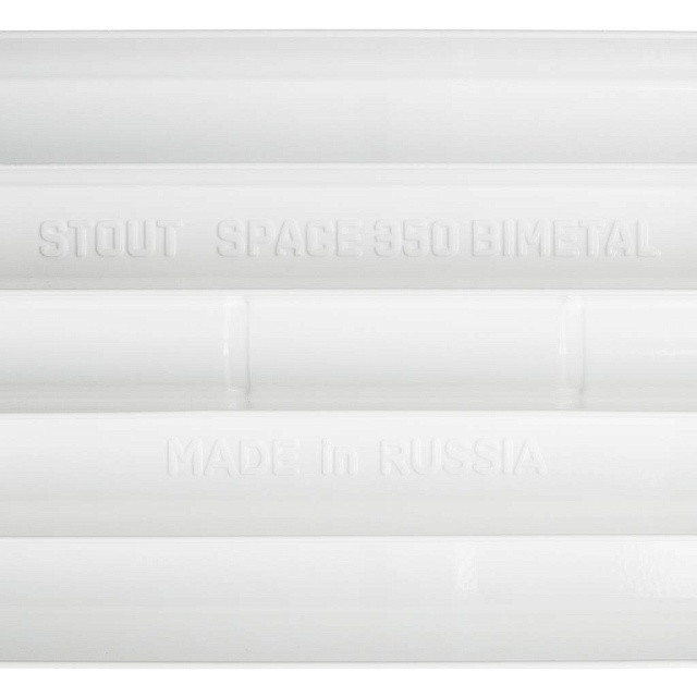Биметаллический радиатор STOUT Space 350 12 секции боковое подключение SRB-0310-035012