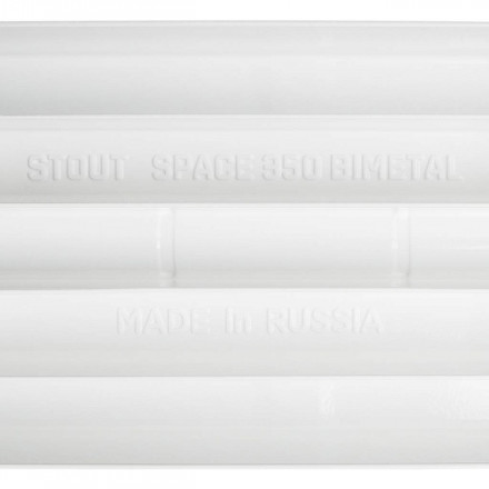 Биметаллический радиатор STOUT Space 350 12 секции боковое подключение SRB-0310-035012