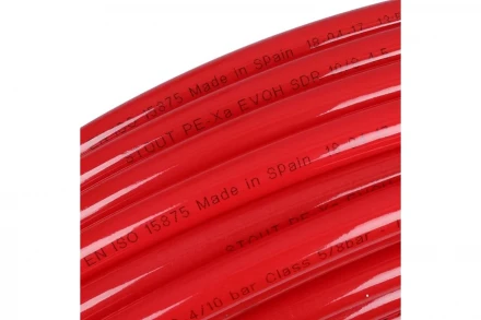 Труба STOUT с антидиффузионным слоем PE-Xa/EVOH красная 20х2 (бухта 100 метров) SPX-0002-002020