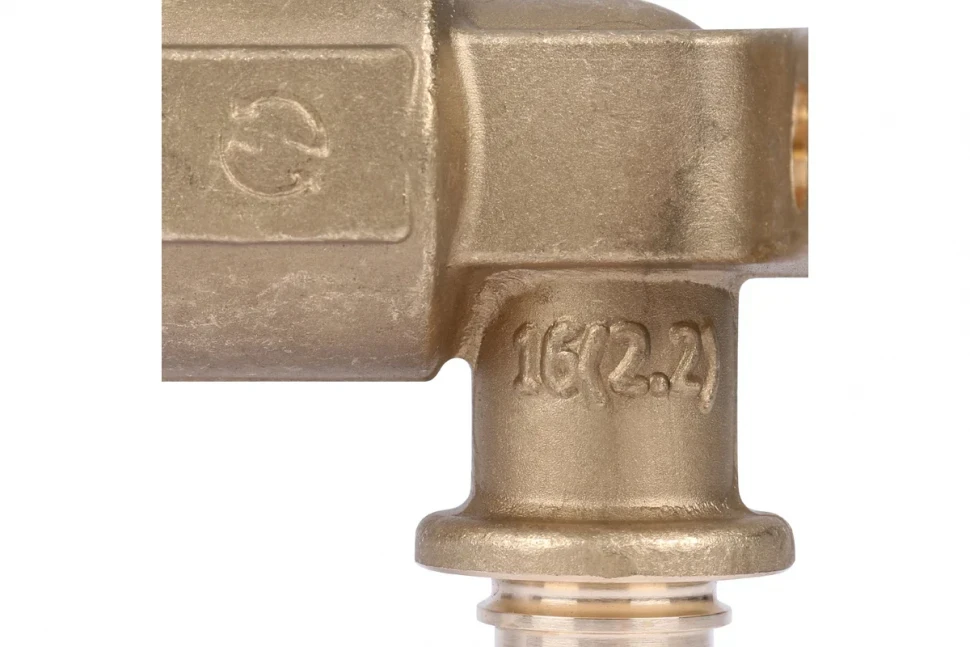 Угольник STOUT настенный с креплением с длинным патрубком 16xRp 1/2" SFA-0032-001612