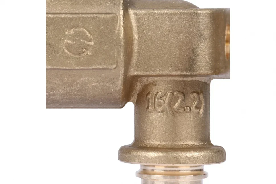 Угольник STOUT настенный с креплением с длинным патрубком 16xRp 1/2" SFA-0032-001612