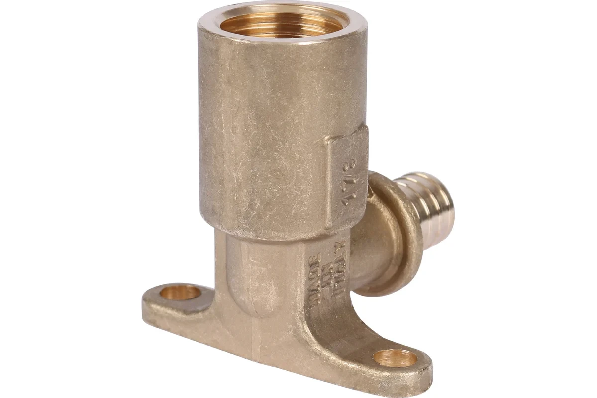 Угольник STOUT настенный с креплением с длинным патрубком 16xRp 1/2" SFA-0032-001612