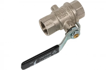 Шаровой кран Bugatti со сливом 255 Rp1/2" DN15 PN64 02550014
