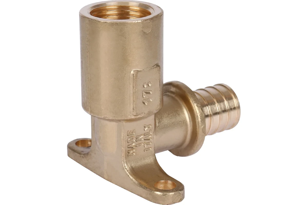 Угольник STOUT настенный с креплением с длинным патрубком 20xRp 1/2" SFA-0032-002012