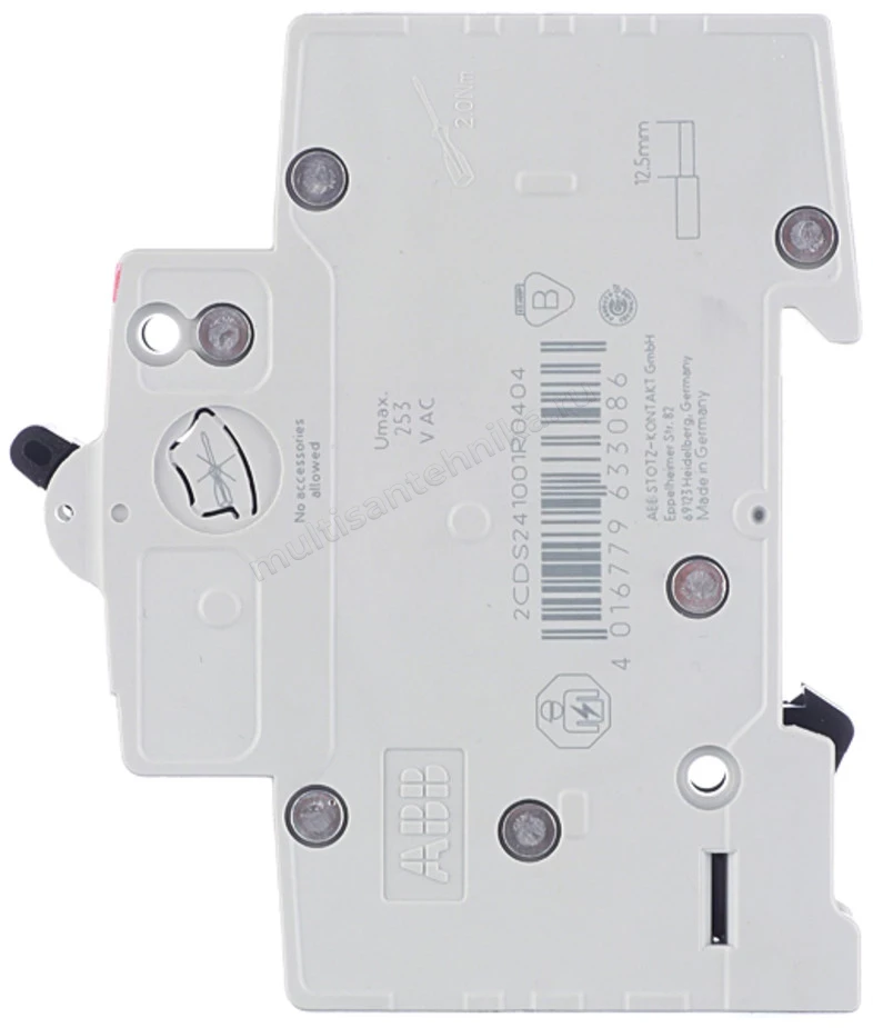 Автоматический выключатель ABB 1-полюсный SH201L C40 2CDS241001R0404