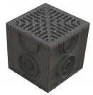 Комплект дождеприемника 30x30 с пластиковой решеткой Spark